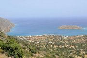 Plaka Elounda Kreta, Plaka: Bauland mit herrlichem Blick auf Spinalonga und Elounda Bay zu verkaufen Grundstück kaufen